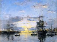 Le Havre, The Outer Harbor at Sunset