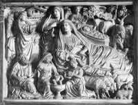 Annunciation, Birth of Jesus and Adoration of the Shepherds