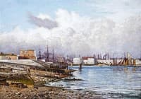 Entrance to the Harbour at Portsmouth