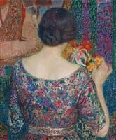 Maria with flowers