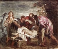 Copy of Titian's The Entombment of Christ