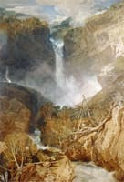 Fall of the Reichenbach in the Valley of Oberhasli, Switzerland