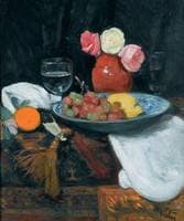 Still Life with Roses and Fruit