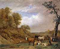 Herders with Cattle