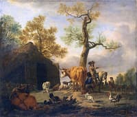 Travelers Asking a Peasant for Directions