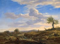 Hilly Landscape with a High Road