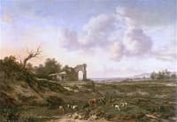 Dune Landscape with Herdsmen and Tavern