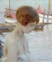 Young Girl at Harbor