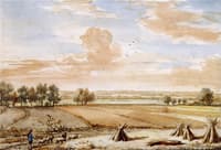 Summer Landscape with Wheatfield