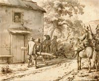 Plundering Soldiers at a Peasant's Dwelling