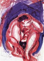 Squatting Woman