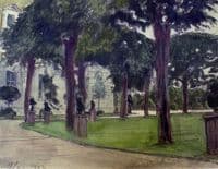 Alley near the Pavlovsk Palace