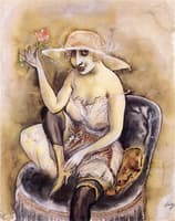Girl with Rose