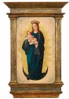 Madonna and Child Standing on a Half Moon