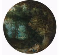 A Wooded Landscape with the Death of Adonis