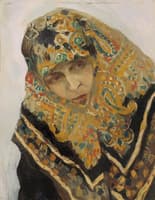 Woman Wearing a Headscarf
