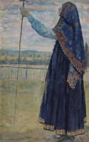 Woman with a Staff