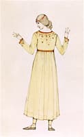 The Artist in a Dress of Her Own Design