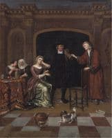 The Lovesick Woman Visited by a Doctor