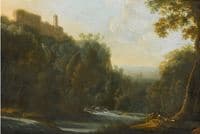 Fishermen by a Stream