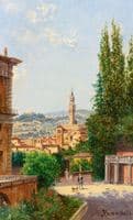 View of Palazzo Vecchio from the Boboli Gardens, Florence