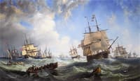 The Channel Fleet in Heavy Weather