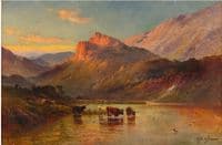 Sunset in the Scottish Highlands
