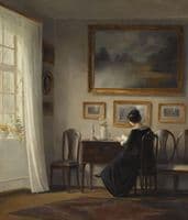 Lady Seated in a Drawing Room