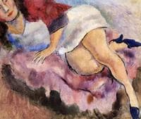Young Girl Reclining