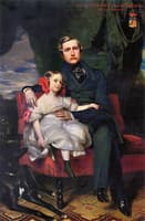 Prince Alexandre de Wagram and His Daughter Malcy