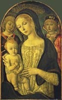 Madonna with Child and Two Angels