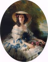 Empress Eugénie in a Straw Hat