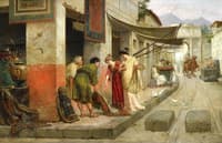 Carpet merchant in Pompeii