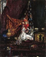 Pierrette in the Studio, Frivolitas