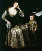 Portrait of Frances, Lady Willoughby with Her Son Lord Francis
