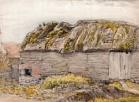 A Barn with a Mossy Roof