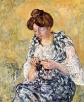 Woman with Grapes