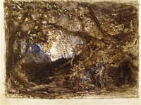 The Brothers in Comus Lingering under the Vine