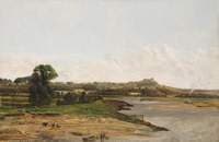 Halton Castle, Cheshire, from Fiddler's Ferry