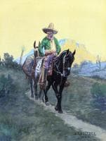 Vacquero and Pack Horse