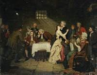 Scene from 'The Vicar of Wakefield' (from the novel by Oliver Goldsmith)