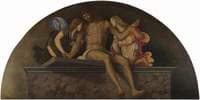 Dead Christ with Angels
