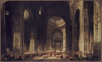 Interior of Saint Peters, Rome