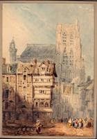 Abbeville, Saint-Vulfran Seen from the Corn Marketplace