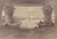 From under the Portico of the Temple of Edfu, Upper Egypt