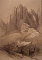 St Katherine's Monastery with Mount Horeb