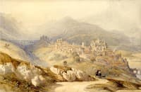 Plasencia: Distant View of the Fortified City