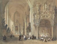 The Church at Dixmude, West Flanders