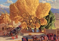 Cottonwoods in the Square