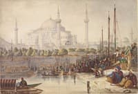 St.Sophia, from the Bosphorus